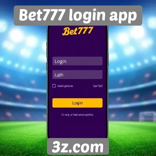 Acessibilidade do Bet777 login app para novos jogadores