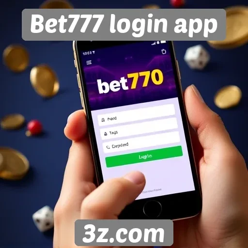 Acessibilidade do Bet777 login app em dispositivos móveis