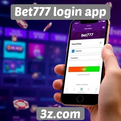 Experiência do usuário no Bet777 login app